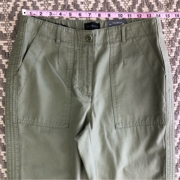Talbots slim cargo pant size 4P - Picture 3 of 11